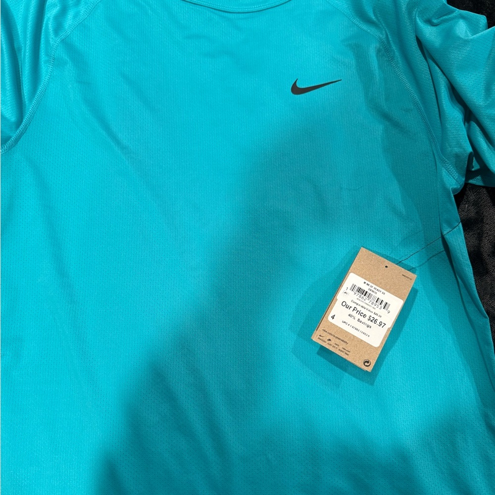 Nike Men's Teal Short Sleeve Tee